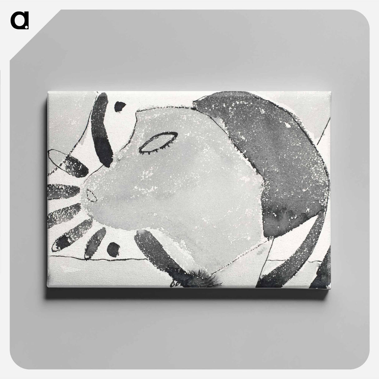 There Was a Cat Somewhere - アーサー ダヴ Canvas.