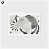 アートポストカード-There Was a Cat Somewhere - アーサー ダヴ Postcard.