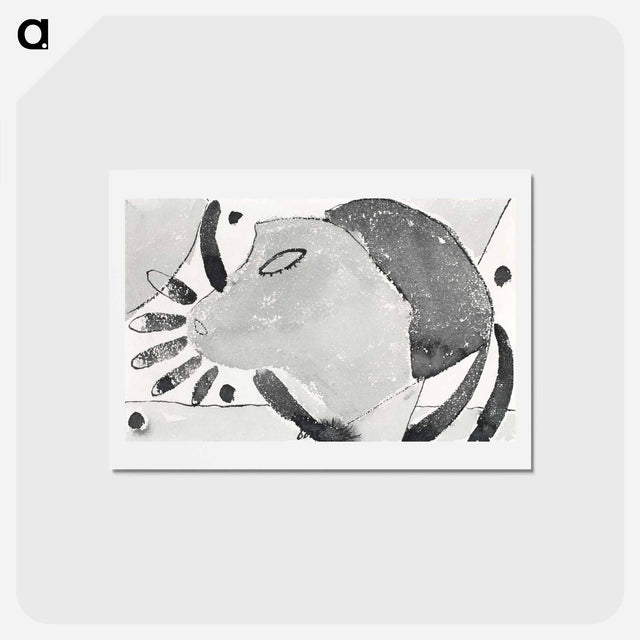 アートポストカード-There Was a Cat Somewhere - アーサー ダヴ Postcard.