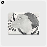 アートポストカード-There Was a Cat Somewhere - アーサー ダヴ Postcard.