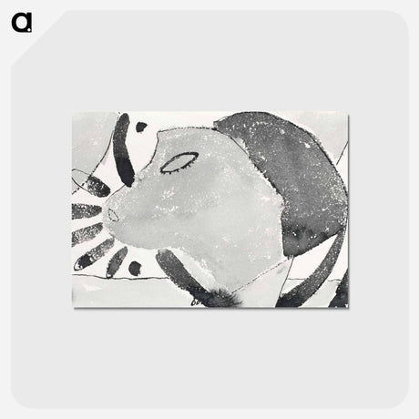 アートポストカード-There Was a Cat Somewhere - アーサー ダヴ Postcard.