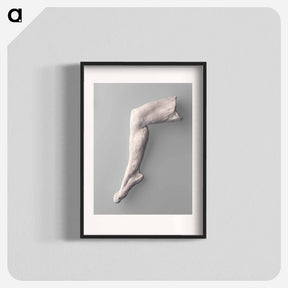 アートポスター-Study of a leg and foot - オーギュスト ロダン Poster.