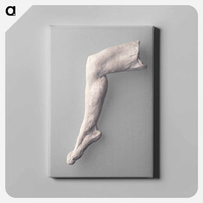 アートパネル-Study of a leg and foot - オーギュスト ロダン Canvas.