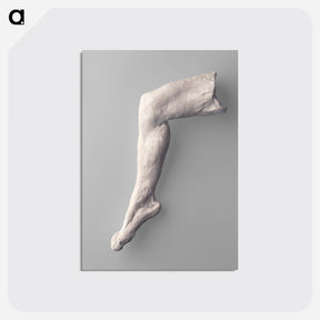 アートポストカード-Study of a leg and foot - オーギュスト ロダン Postcard.