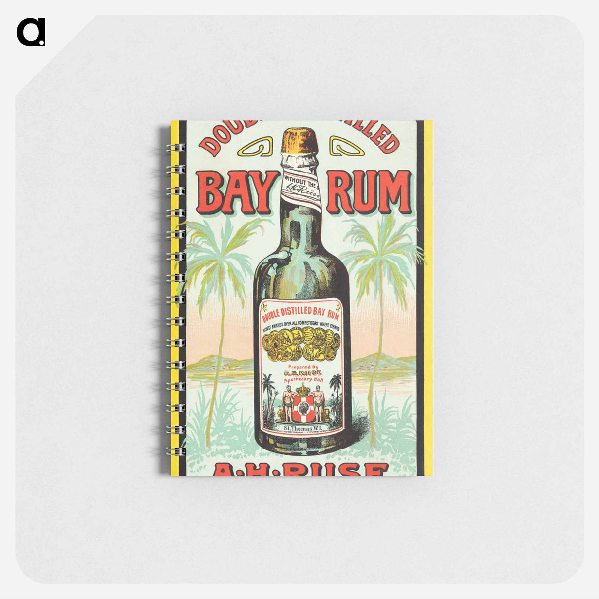 アートメモ帳-Double Distilled Bay Rum
 - ボストン公共図書館 Memo.