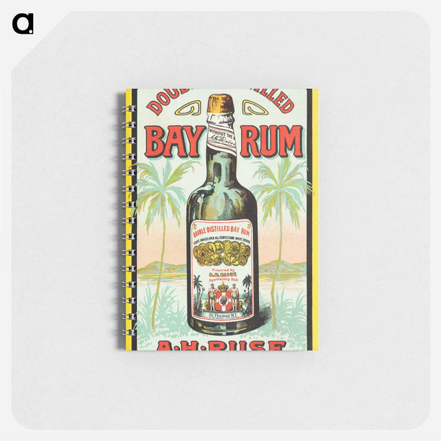 アートメモ帳-Double Distilled Bay Rum
 - ボストン公共図書館 Memo.