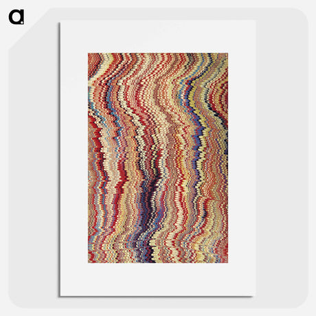 アートポスター-Decorative Paper from The Fatal Marriage
 - 大英図書館 Poster.