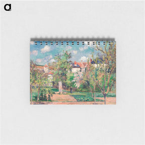 アートメモ帳-The Garden in the sun, Pontoise - カミーユ ピサロ Memo.
