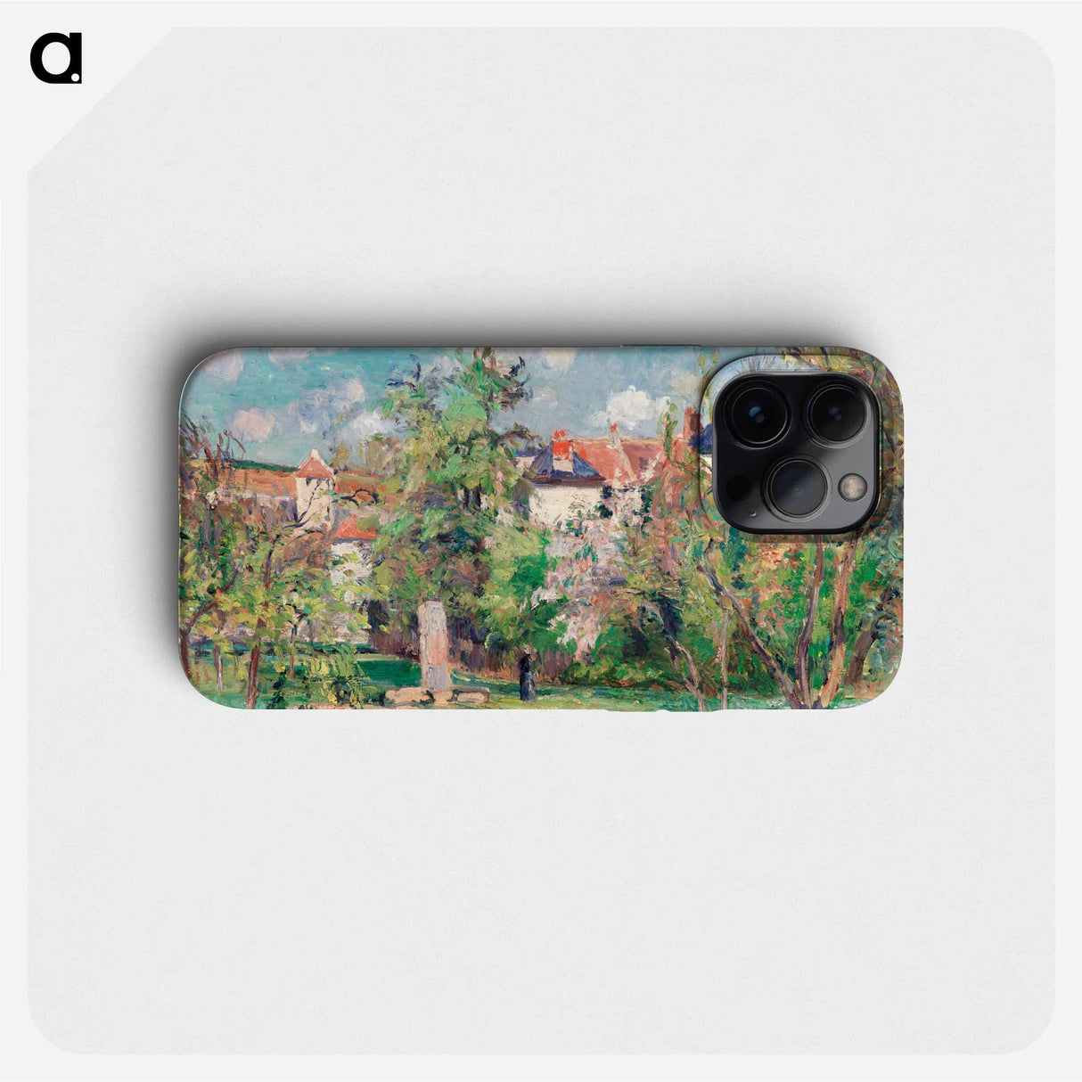 The Garden in the sun, Pontoise - カミーユ ピサロ Phone Case.