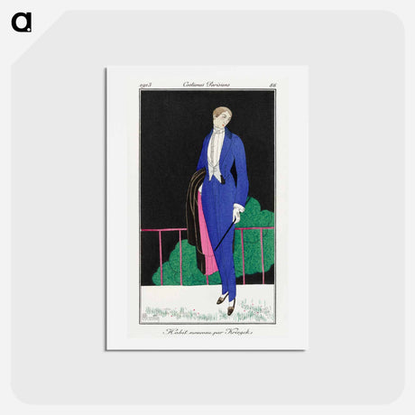 アートポストカード-Habit Nouveau
 - シャルル マルタン Postcard.