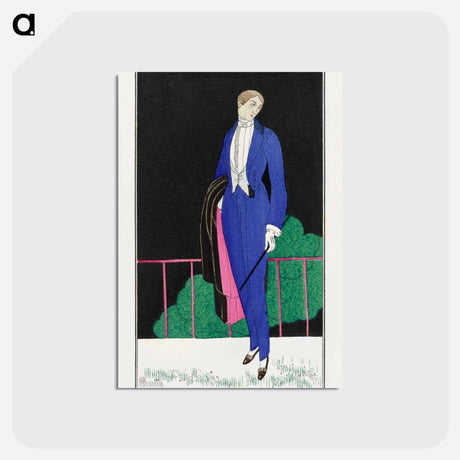 アートポストカード-Habit Nouveau
 - シャルル マルタン Postcard.