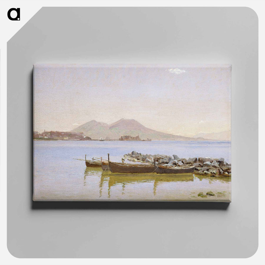 雄大な海と空の風景画ポスター