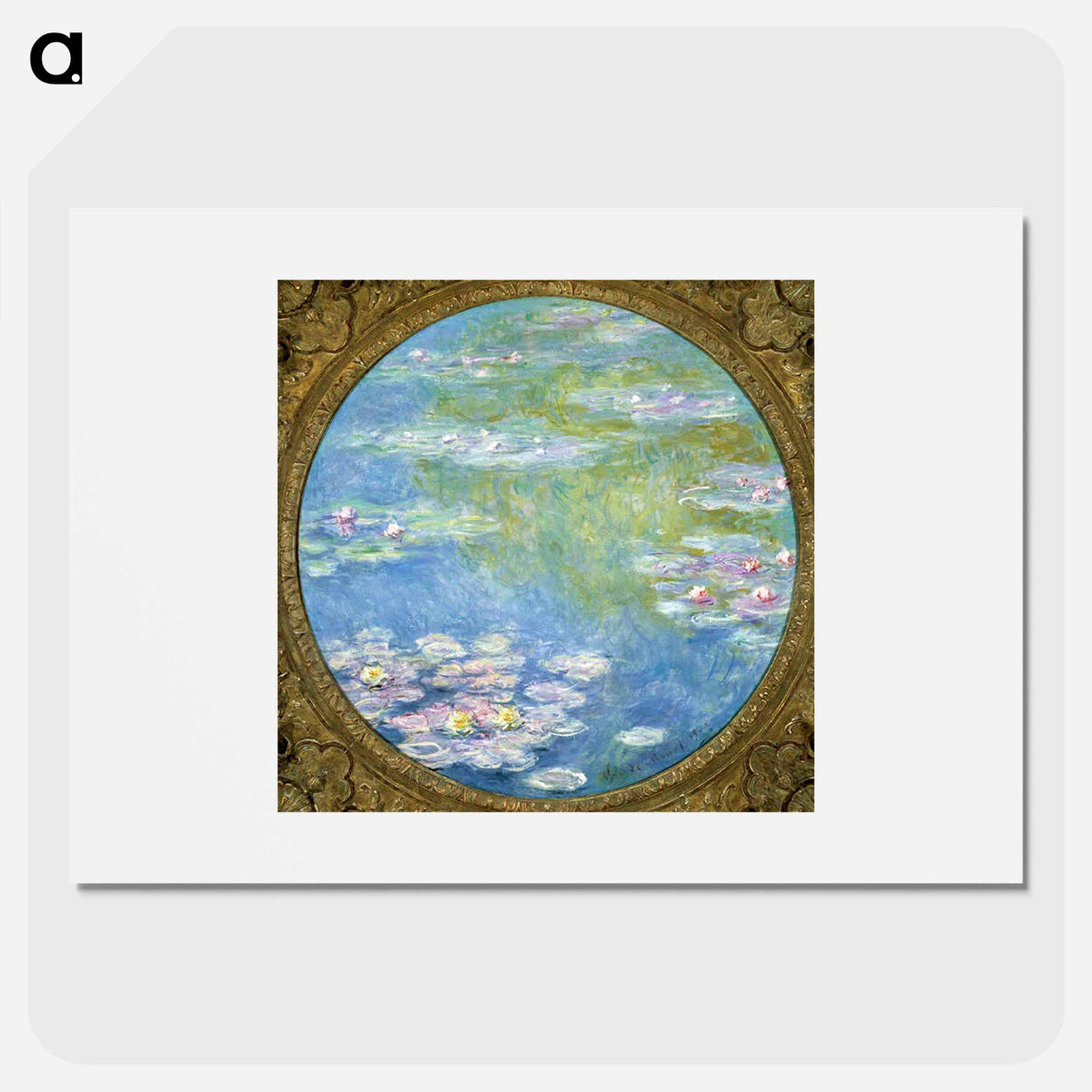 Water Lilies - Claude Monet Poster.