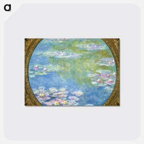 アートポストカード-Water Lilies - クロード モネ Postcard.