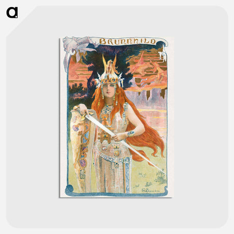 アートポストカード-Brunnhild
 - クリーブランド美術館 Postcard.