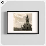 Three Churches of the High Plains, near Winner, South Dakota - ドロテア ラング Poster.