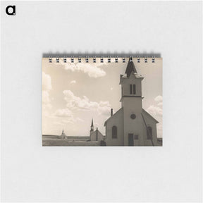 アートメモ帳-Three Churches of the High Plains, near Winner, South Dakota - ドロテア ラング Memo.
