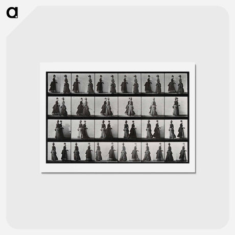 アートポストカード-Meeting Women
 - エドワード マイブリッジ Postcard.