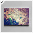 アートパネル-Moffett Federal Air Field, NASA Ames Research Center and Silicon Valley
 - 上空からの地球 Canvas.