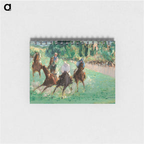 アートメモ帳-At the Races - エドゥアール マネ Memo.