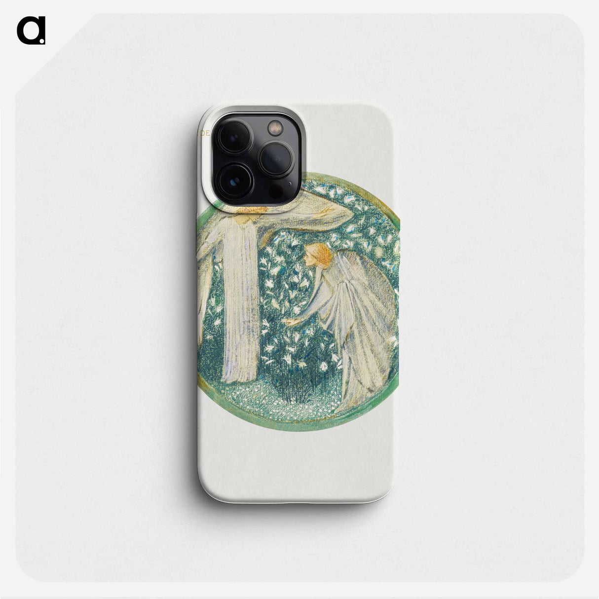 White Garden from The Flower Book - エドワード バーン ジョーンズ Phone Case.