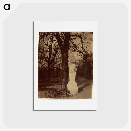 アートポストカード-Versailles, Coin de Parc
 - ウジェーヌ アジェ Postcard.