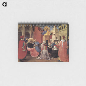 アートメモ帳-St. Peter Preaching in the Presence of St. Mark - フラ アンジェリコ Memo.
