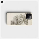 A Mill Lock in the Middle of Willows - François Boucher Phone Case.