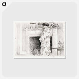 アートポストカード-The White Kimono - フレデリック チャイルド ハッサム Postcard.