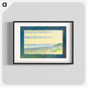 アートポスター-Seascape (Gravelines) - ジョルジュ スーラ Poster.