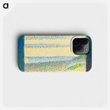 Seascape (Gravelines) - Georges Seurat Phone Case.