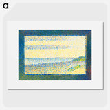 Seascape (Gravelines) - Georges Seurat Poster.