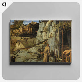 アートパネル-St Francis in Ecstasy - ジョヴァンニ ベッリーニ Canvas.