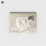 アートメモ帳-Woman Folding a Kimono
 - 橋口 五葉 Memo.