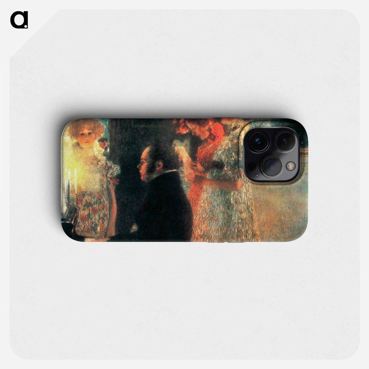 Gustav Klimt's Schubert at the Piano II - グスタフ クリムト Phone Case.