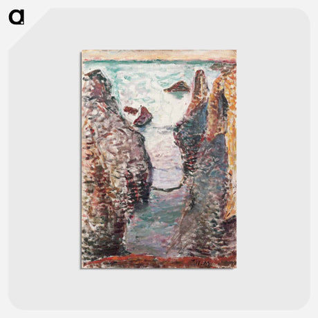 アートポストカード-Falaises, Belle-Ile - アンリ マティス Postcard.
