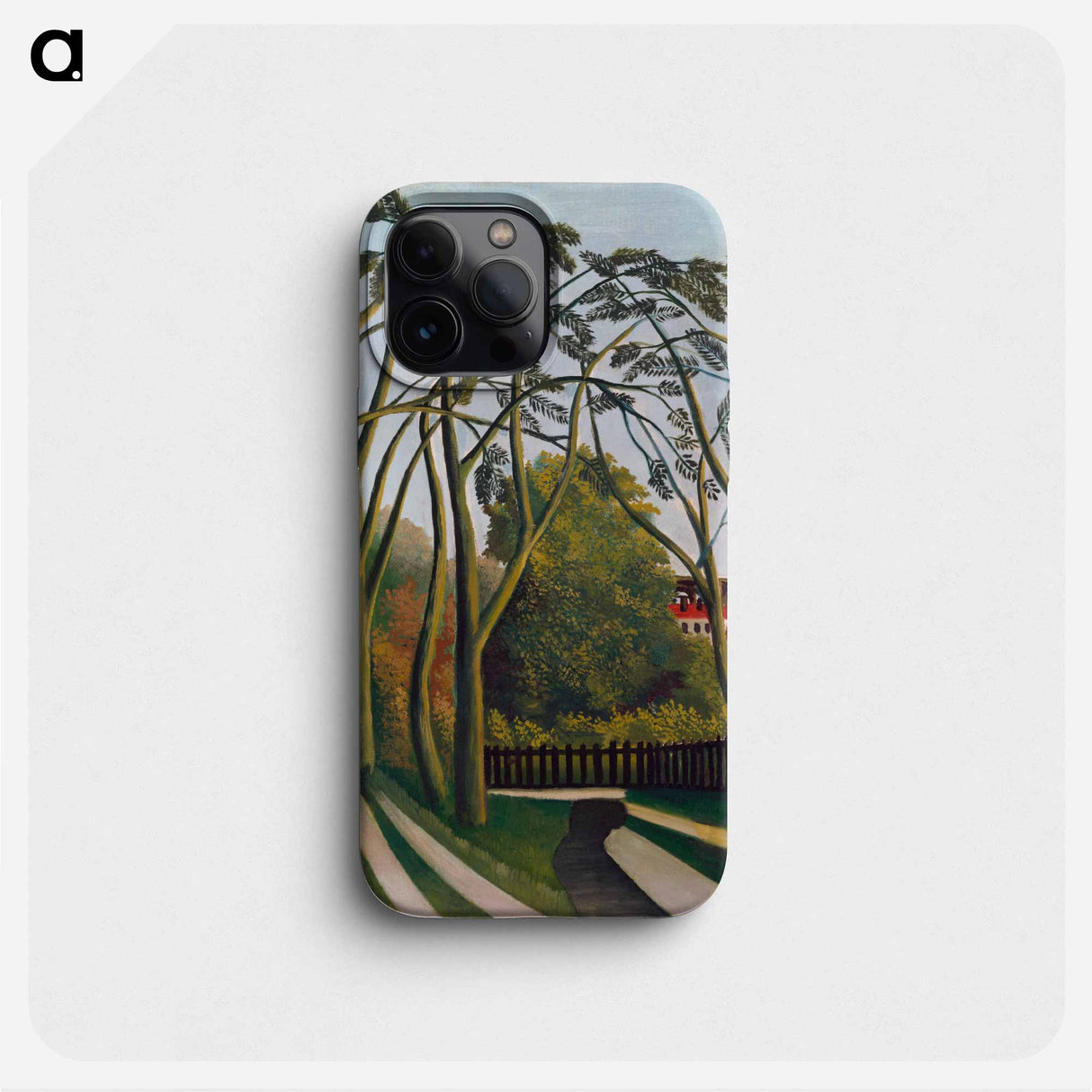 The Banks of the Bièvre near Bicêtre - アンリ ルソー Phone Case.