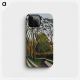 The Banks of the Bièvre near Bicêtre - Henri Rousseau Phone Case.