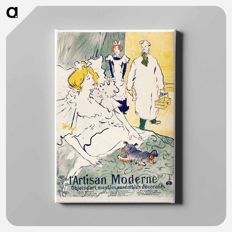 アートパネル-L'artisan moderne - アンリ ド トゥールーズ ロートレック Canvas.