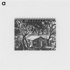 アートメモ帳-House in the Woods - ヘンリー ライマン サイエン Memo.