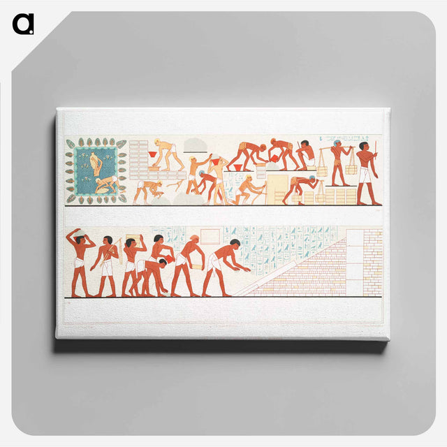 アートパネル-Temple of Amun
 - エジプト美術史 Canvas.