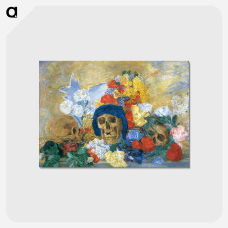 アートポストカード-Cranes Fleuris - ジェームズ アンソール Postcard.