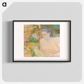 アートポスター-Portrait of Mrs Marie Jeannette de Lange - ヤン・トゥーロップ Poster.