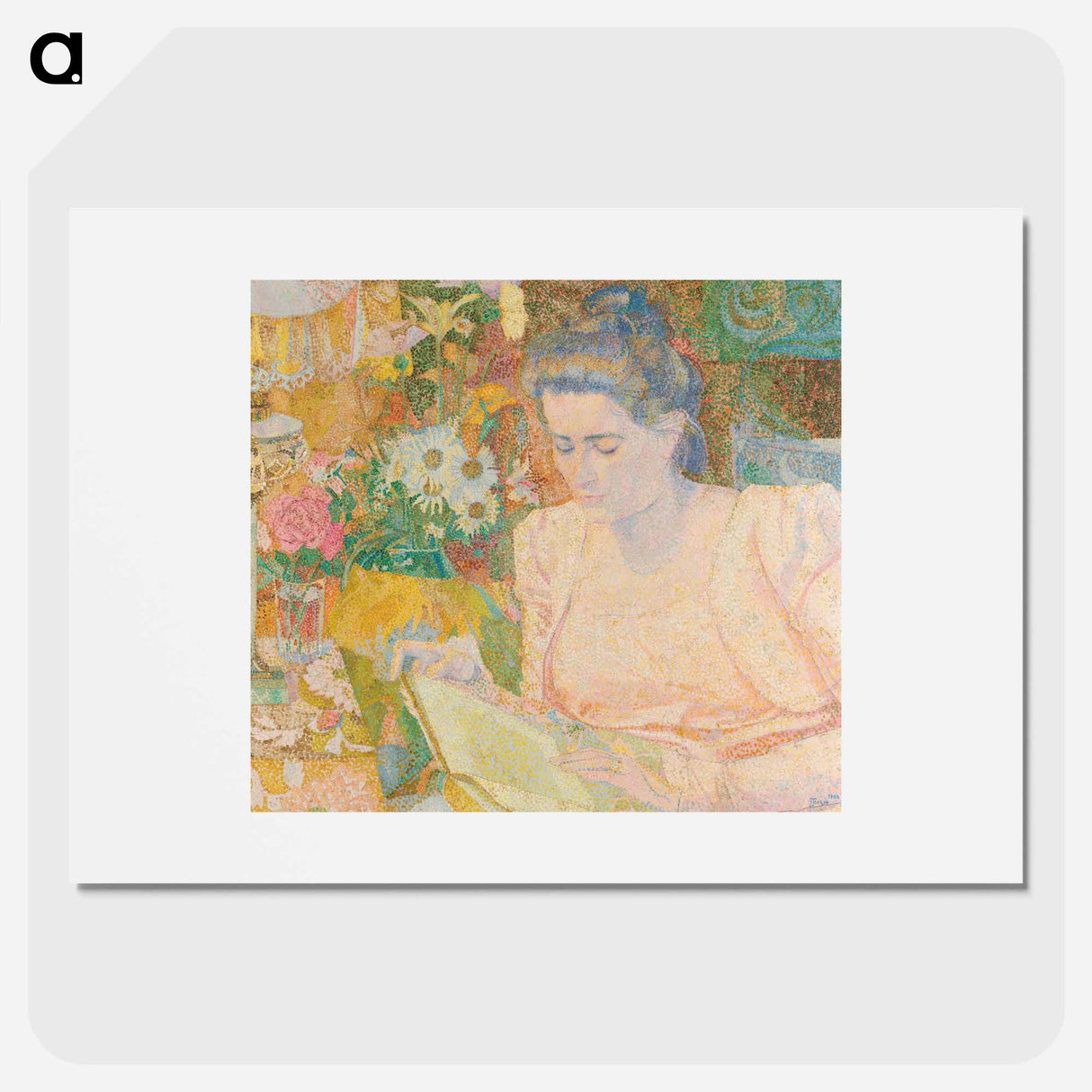 Portrait of Mrs Marie Jeannette de Lange - Jan Toorop Poster.
