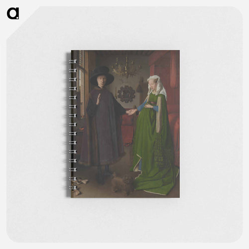 The Arnolfini Wedding. Portrait of Giovanni Arnolfini and his Wife Giovanna Cenami (The Arnolfini Marriage) - ヤン ファン エイク Memo.