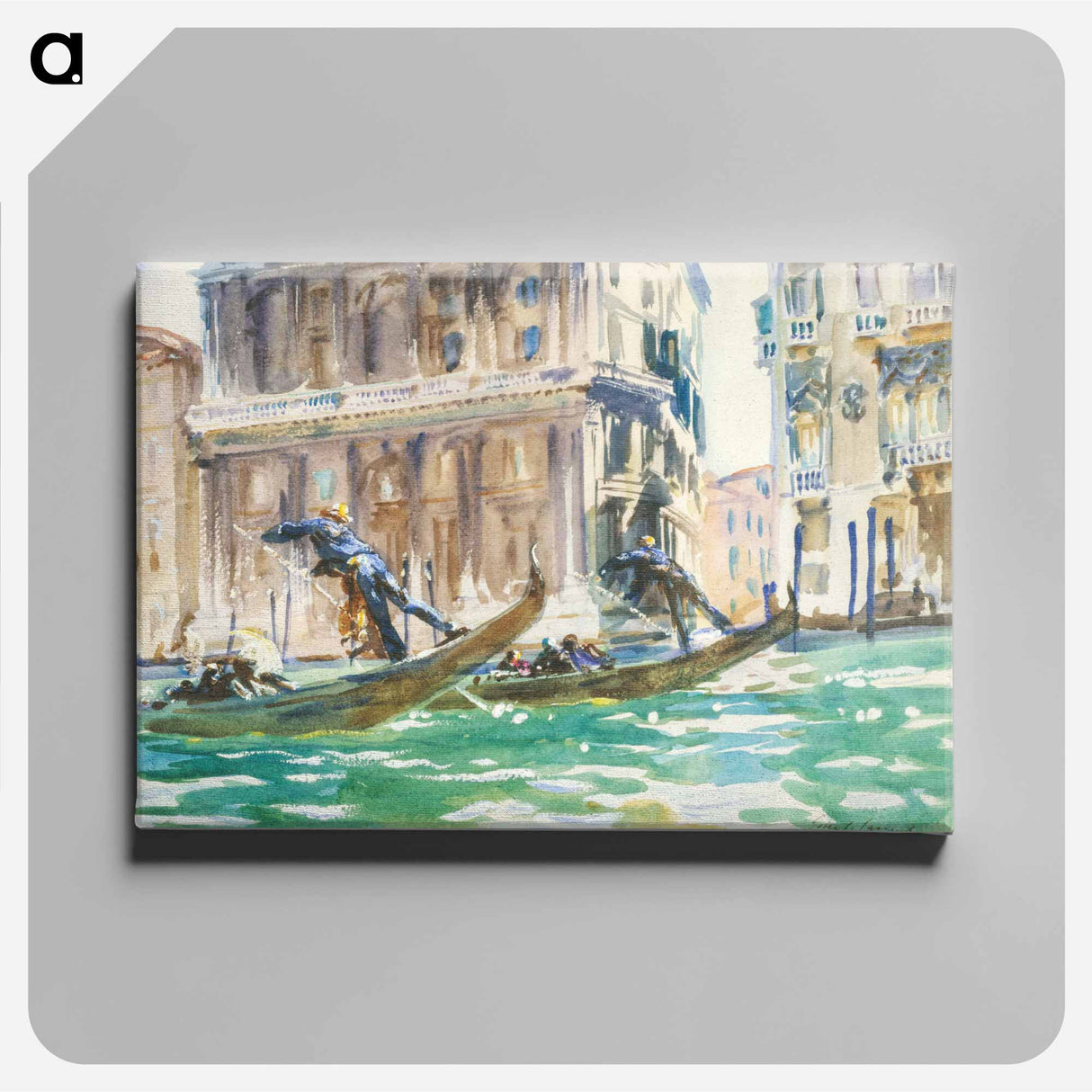 View of Venice - ジョン シンガー サージェント Canvas.