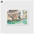アートポストカード-View of Venice - ジョン シンガー サージェント Postcard.