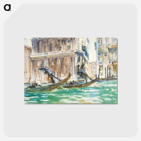アートポストカード-View of Venice - ジョン シンガー サージェント Postcard.