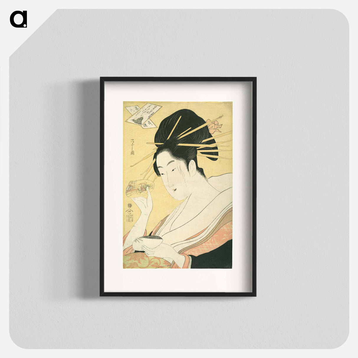 Matching Shells (Kai-awase) - 喜多川 歌麿 Poster.