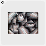 アートポストカード-Crystal Gradation
 - バーゼル美術館 Postcard.